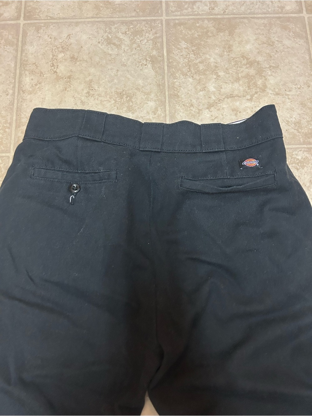 Dickies Black Slim Fit Work Pants - Picture 8 of 9